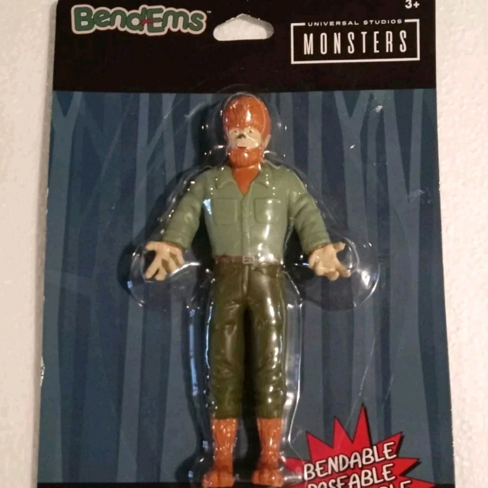 Wolfman Monster's Bendable/Poseable Action Figure Collectible